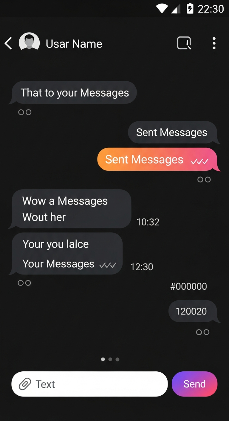 chat conversation view