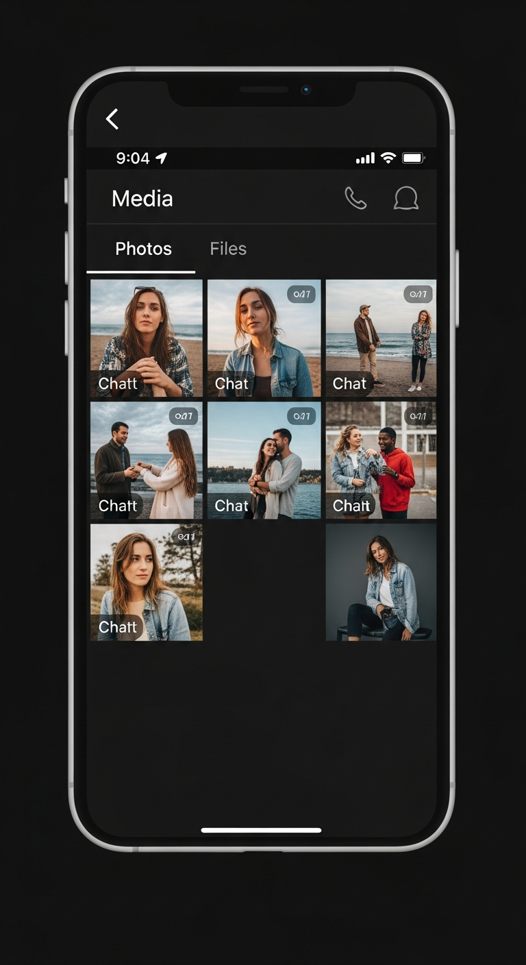 media gallery grid view